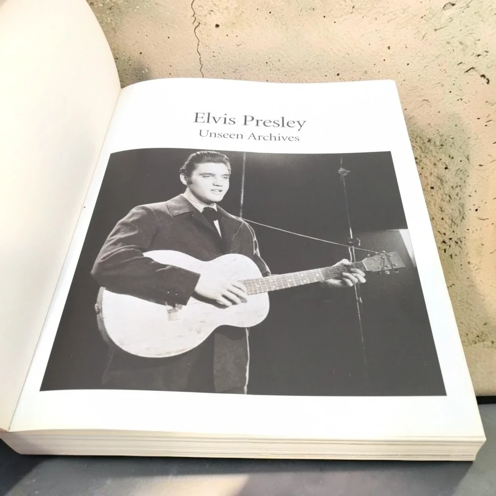 Vtg Elvis Presley Unseen Archives 2004 Marie Clayton Barnes Noble Book Rock Roll